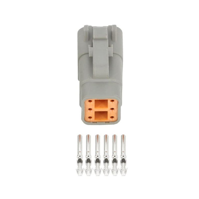 CNLW 5 Sets Automotive Connector Waterproof Plug Sheath with Terminal DTM06-6S / DTM04-6P - Image 5